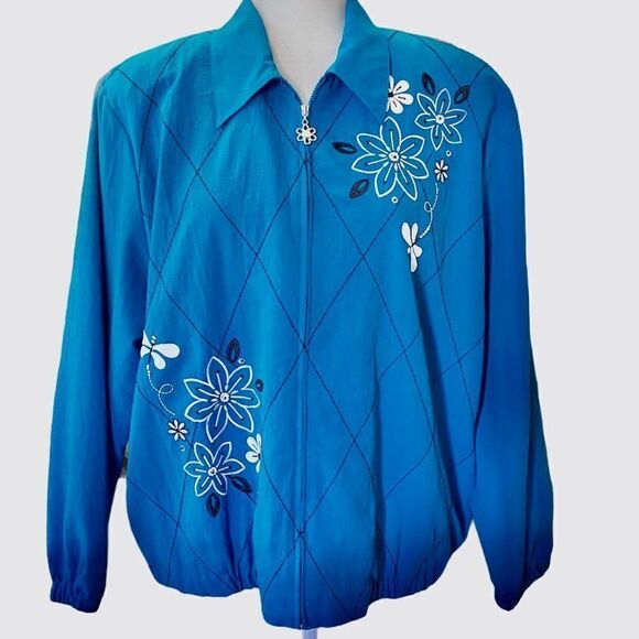 Embroidered Jacket Alfred Dunner - Picture 11 of 11